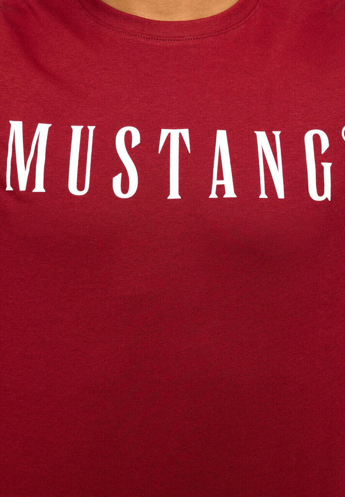 Mustang meeste T-särk, tumepunane цена и информация | Meeste T-särgid | kaup24.ee