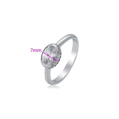 Позолоченное кольцо со сверкающими цирконами I-Style цена и информация | Кольцо | kaup24.ee