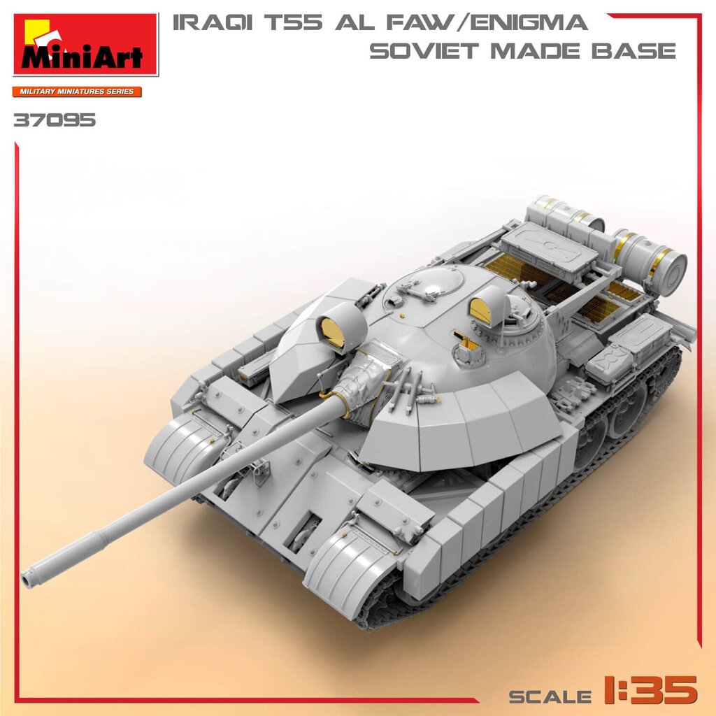 Liimitav mudel Iraqi T-55 Al Faw Enigma 1/35 hind ja info | Liimitavad mudelid | kaup24.ee