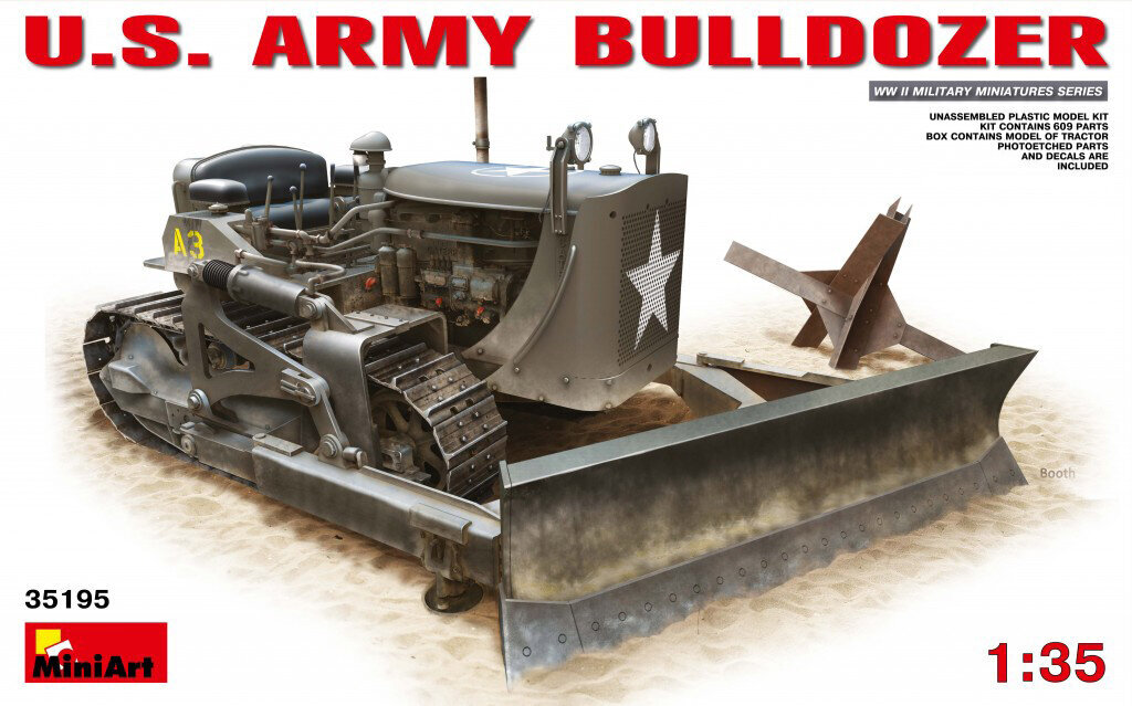 Liimitav mudel U.S. Army Bulldozer 1/35 hind ja info | Liimitavad mudelid | kaup24.ee