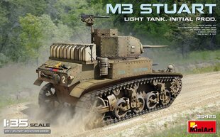 Liimitav mudel M3 Stuart Light Tank Initial Production 1/35 hind ja info | Liimitavad mudelid | kaup24.ee