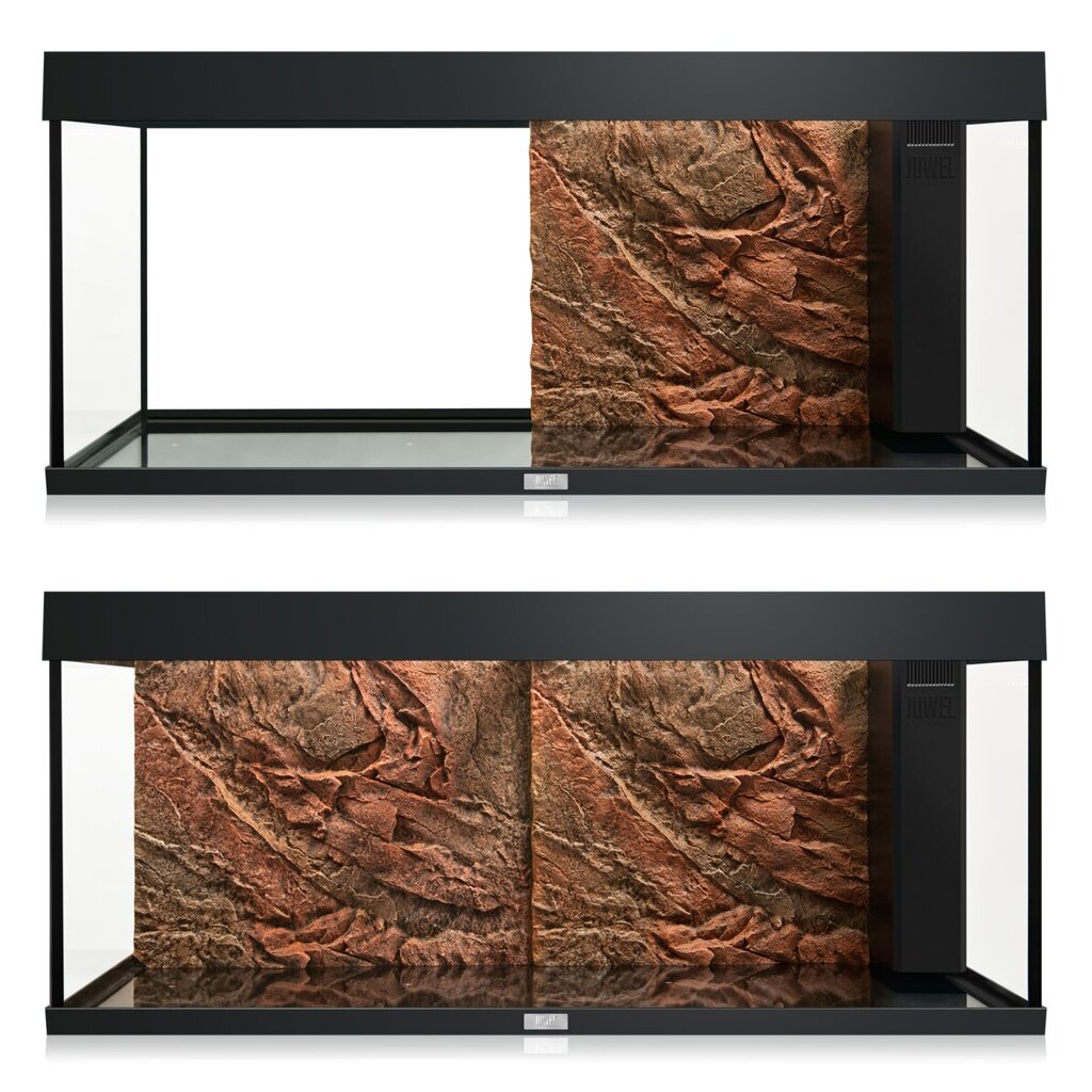Juwel Cliff Tume struktuurne taust 60x55x3,5cm цена и информация | Akvaariumi taimed ja dekoratsioonid | kaup24.ee