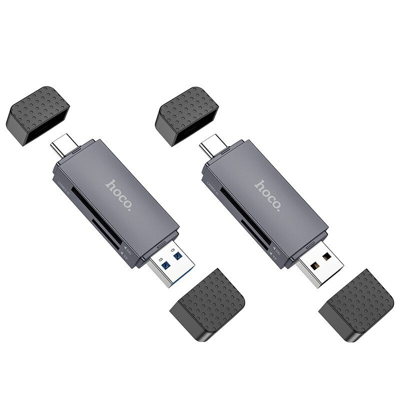 Hoco HB45 USB-C/USB-A 2-in-1 USB3.0, hall цена и информация | USB jagajad, adapterid | kaup24.ee