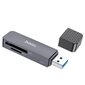 Hoco HB45 2-in-1 USB2.0, hall цена и информация | USB jagajad, adapterid | kaup24.ee