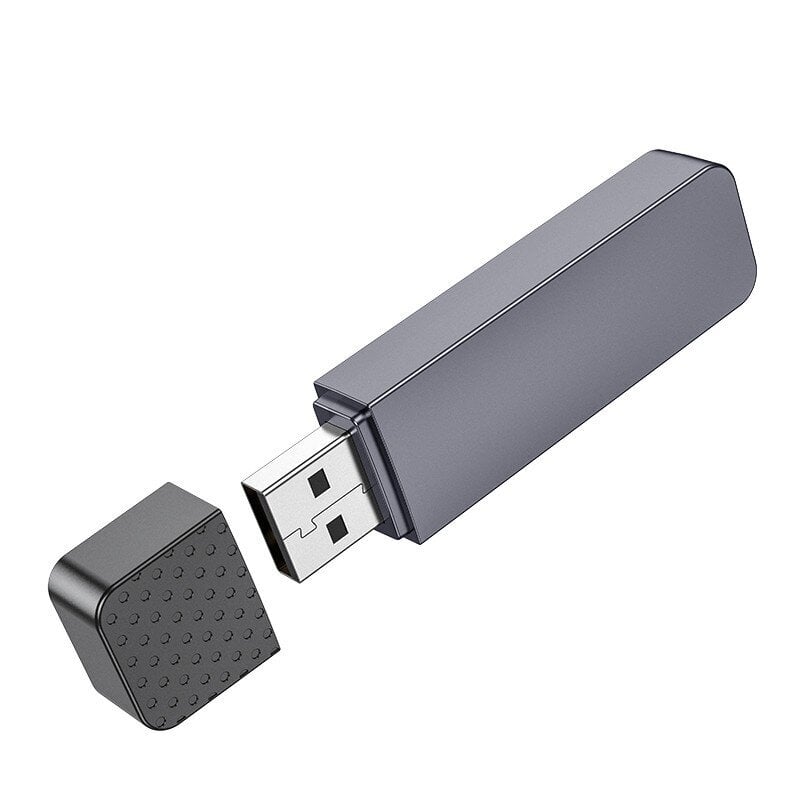 Hoco HB45 2-in-1 USB2.0, hall hind ja info | USB jagajad, adapterid | kaup24.ee