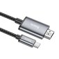 Hoco UA27 USB-C to HDMI, hall hind ja info | USB jagajad, adapterid | kaup24.ee