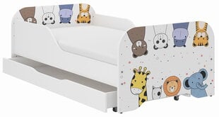 Кровать с матрасом, iGLOBAL, 140x70 см цена и информация | Детские кровати | kaup24.ee