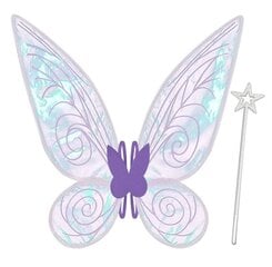 Belly Крылья феи с бабочкой. Волшебная палочка цена и информация | Карнавальные костюмы | kaup24.ee