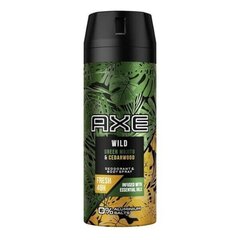 Pihustatav deodorant Ax Wild Green Mojito and Cedarwood meestele, 150 ml hind ja info | Deodorandid | kaup24.ee