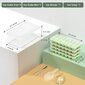 Doqaus jääkuubikualus koos kaane ja konteineriga, 4 tk hind ja info | Ahjuvormid ja küpsetustarvikud | kaup24.ee