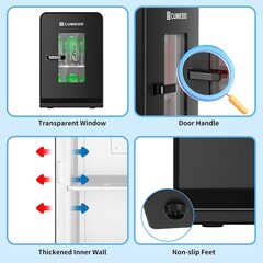 Мини-холодильник Cumeod ‎YT-A-15X цена и информация | Автомобильные холодильники | kaup24.ee