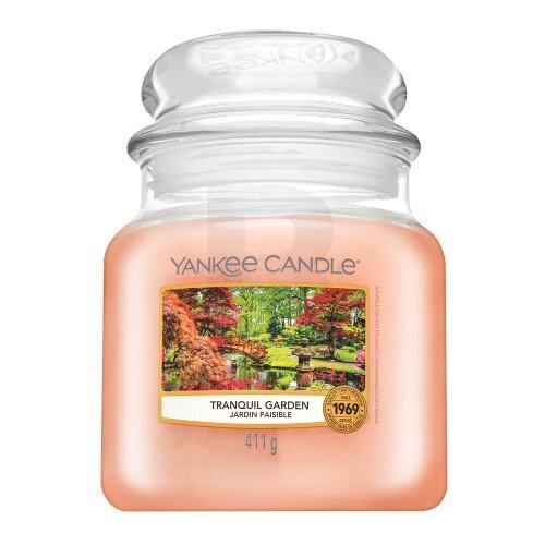 Yankee Candle lõhnaküünal Tranquil Garden, 411 g цена и информация | Küünlad, küünlajalad | kaup24.ee