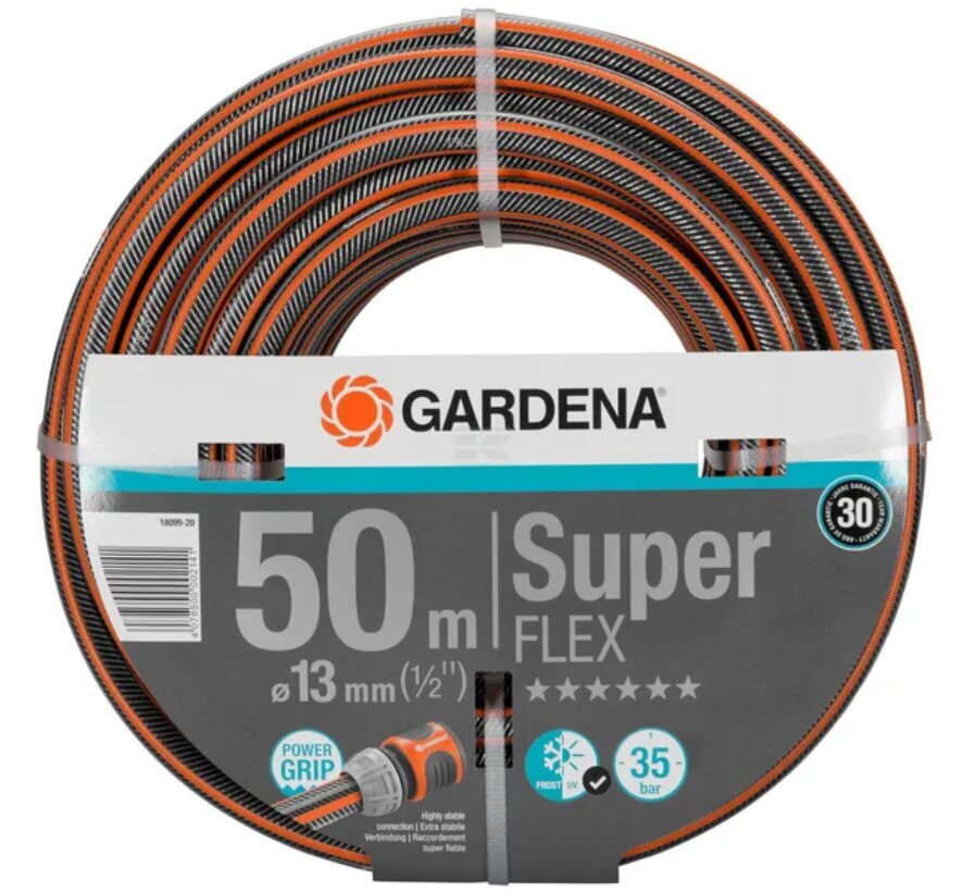 Aiavoolik Gardena Superflex 1/2" 50m hind ja info | Kastekannud, voolikud, niisutus | kaup24.ee