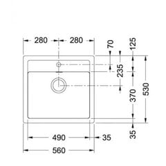 Pesumasin FRANKE Sirius Sid610-53 143.0675.481 цена и информация | Раковины на кухню | kaup24.ee