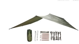 Bushmen Easy Tarp 3х3м зеленый 680г цена и информация | Палатки | kaup24.ee