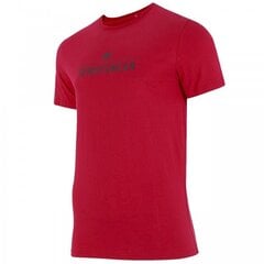 Мужская футболка 4F красная M539 4FSS23TTSHM539 р. XL цена и информация | Meeste T-särgid | kaup24.ee