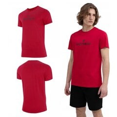 Красная мужская футболка 4F, размер XXL цена и информация | Meeste T-särgid | kaup24.ee