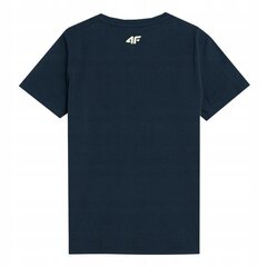T-särk poistele 4F, sinine цена и информация | Рубашки для мальчиков | kaup24.ee
