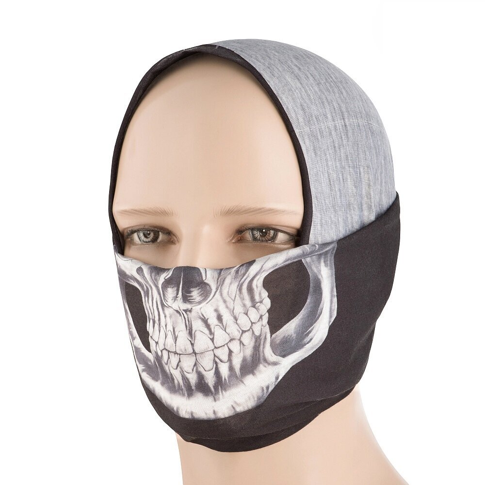 Multifunktsionaalne balaclava sall Reaper Skull M-Tac must цена и информация | Meeste sallid, mütsid ja kindad | kaup24.ee