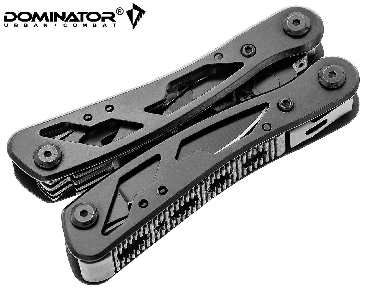 Multifunktsionaalne tööriist Multitool Army Dominator Urban Combat + otsikute komplekt must hind ja info | Taskunoad, multifunktsionaalsed tööriistad | kaup24.ee