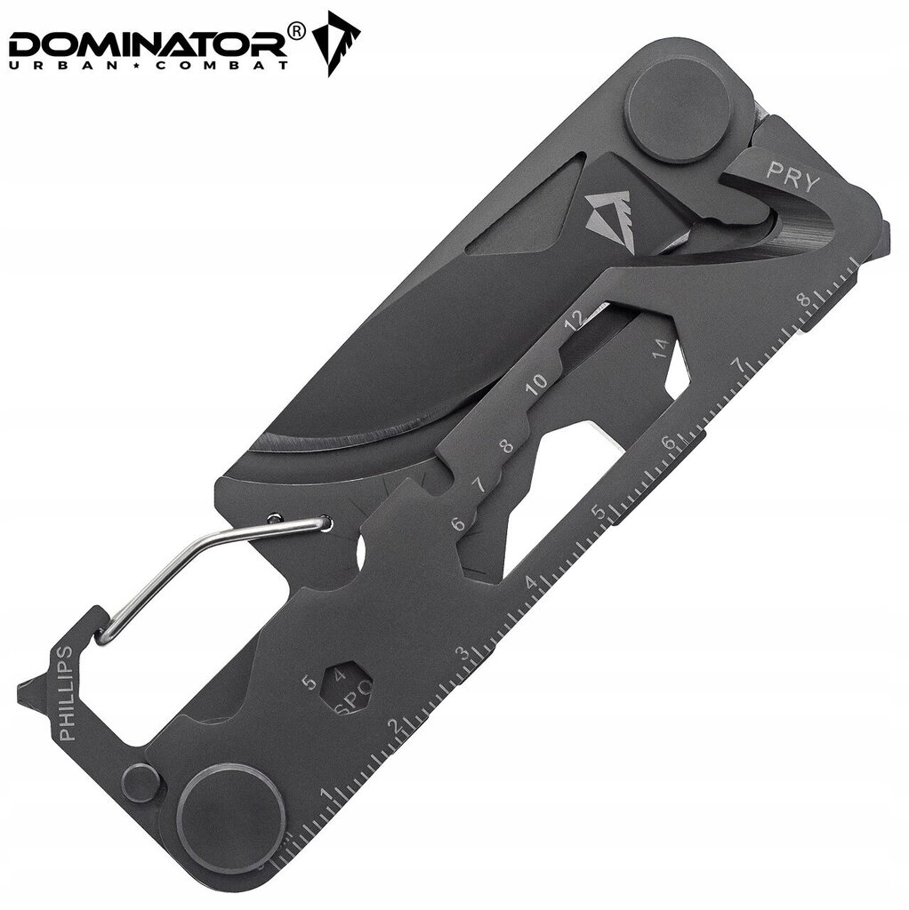 Multifunktsionaalne tööriist  Multitool Pocket Tool Dominator Urban Combat must hind ja info | Taskunoad, multifunktsionaalsed tööriistad | kaup24.ee