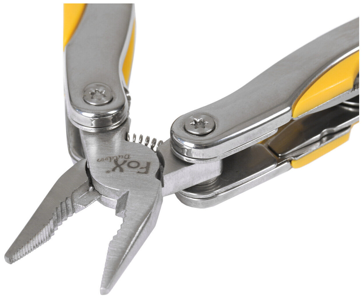 Multifunktsionaalne tööriist  Multitool Fox Outdoor 9 tööriista kollane mini hind ja info | Taskunoad, multifunktsionaalsed tööriistad | kaup24.ee