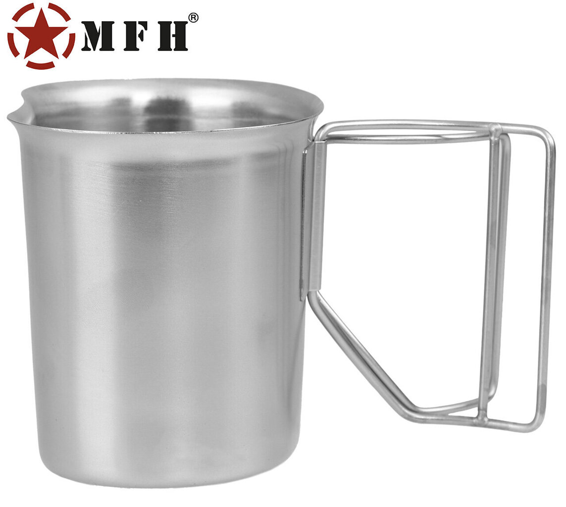 Terasest reisikruus MFH. US Army Field Mug 500ml hind ja info | Matkapotid, matkanõud | kaup24.ee