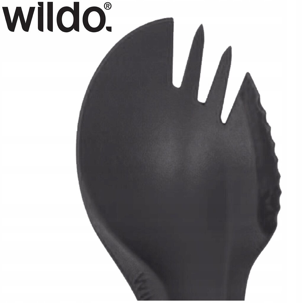 Matka söögiriistade komplekt Wildo Spork 3 in 1, tumehall цена и информация | Matkapotid, matkanõud | kaup24.ee