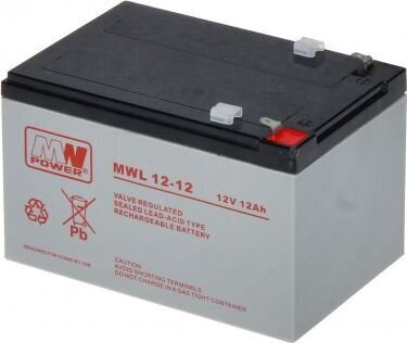 Aku MWPower MWL 12V 12Ah AGM hind ja info | Akud | kaup24.ee