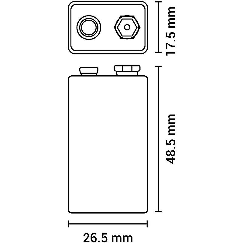 Elemendid tsinkkloriid 9V AgfaPhoto цена и информация | Patareid | kaup24.ee