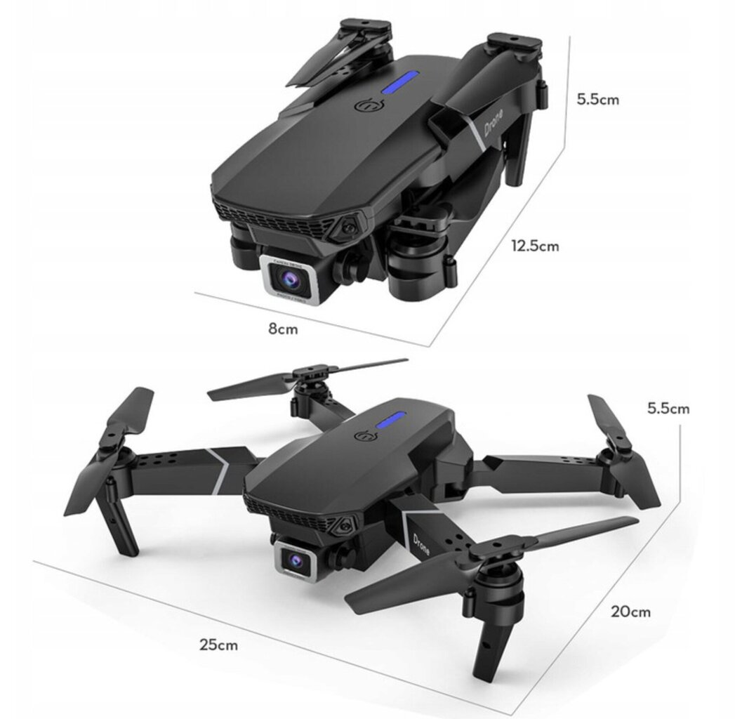 Droon E88 Pro цена и информация | Droonid | kaup24.ee
