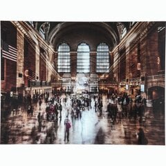 Картина "Большой центральный вокзал" (Grand Central Station), стекло, 120x160cm цена и информация | Репродукции, картины | kaup24.ee