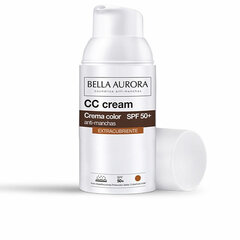 Näokreem Bella Aurora CC Cream anti-dark spots SPF50 +, 30 ml цена и информация | Кремы для лица | kaup24.ee