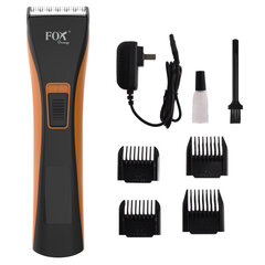 Машинка для стрижки волос FOX Orange, беспроводная цена и информация | Машинки для стрижки волос | kaup24.ee