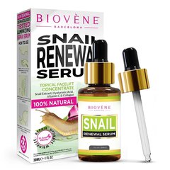 Näoseerum Biovene Snail Renewal Serum, 30 ml цена и информация | Сыворотки для лица, масла | kaup24.ee