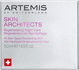 Atkuriamasis naktinis veido kremas Artemis Skin Architects Regenerating Night Care, 50 ml hind ja info | Näokreemid | kaup24.ee