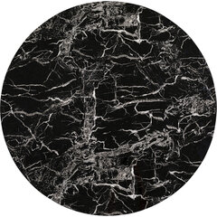 Столешница Schickeria Marble Print Black Ø110cm цена и информация | Планки для столешниц | kaup24.ee