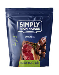 Simply From Nature vorstid metssealihaga, 300 g hind ja info | Maiustused koertele | kaup24.ee