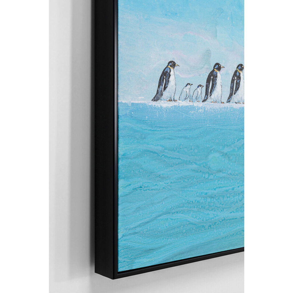 Raamitud pilt "Kõndivad pingviinid" 140x140cm hind ja info | Seinapildid | kaup24.ee