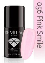 Semilac hübriidlakk 056 Pink Smile hind ja info | Küünelakid, küünetugevdajad | kaup24.ee
