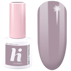 Hübriidlakk Hi Hybrid, 401 Art Beige, 5 ml hind ja info | Küünelakid, küünetugevdajad | kaup24.ee