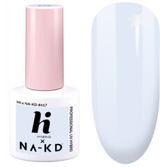 Hübriidlakk Hi Hybrid NA-KD, 417 Smoky White, 5 ml цена и информация | Лаки для ногтей, укрепители для ногтей | kaup24.ee
