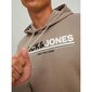 Dressipluus kapuutsiga, meeste Jack & Jones JCOFREDERICK Beež цена и информация | Meeste pusad | kaup24.ee