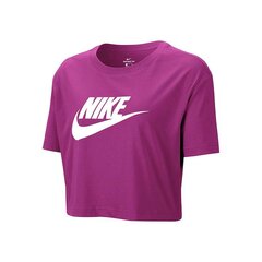 Футболка с коротким рукавом женская TEE ESSNT CRP ICN FTR BV6175 Nike 610, розовая цена и информация | Спортивная одежда для женщин | kaup24.ee