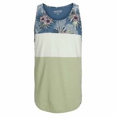 Детский Футболка с коротким рукавом JORVENICE BLOCK TANK TOP Jack & Jones 12210056 Синий цена и информация | Рубашки для мальчиков | kaup24.ee