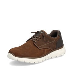 Туфли мужские для досуга Rieker B665322, коричневые цена и информация | Мужские ботинки | kaup24.ee