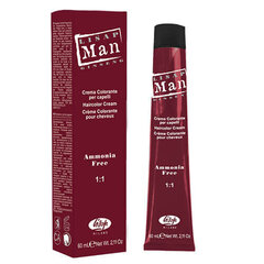 Juuksevärv Lisap Man Hair Color, Light Chestnut N.5, 60 ml hind ja info | Juuksevärvid | kaup24.ee