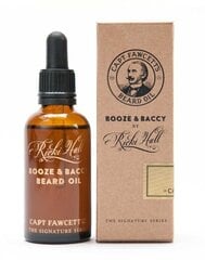 Habemeõli Captain Fawcett Booze & Baccy Beard Oil, 50 ml цена и информация | Косметика и средства для бритья | kaup24.ee