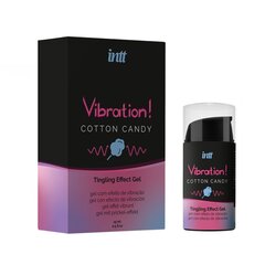 Soojendav geel Intt Vibration Cotton Candy Tingly Gel, 15 ml hind ja info | Massaažiõlid | kaup24.ee