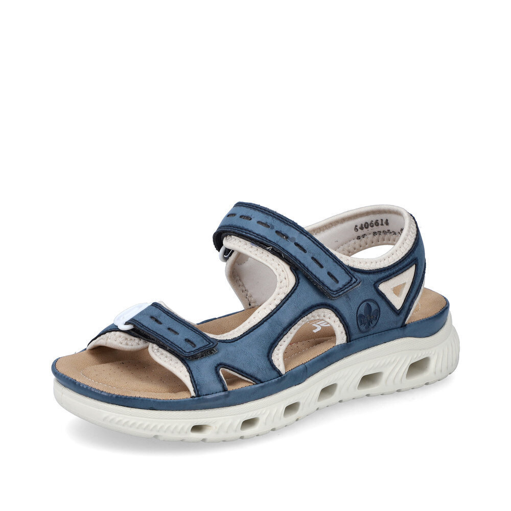 Naiste sandaalid Rieker, sinine цена и информация | Naiste sandaalid | kaup24.ee